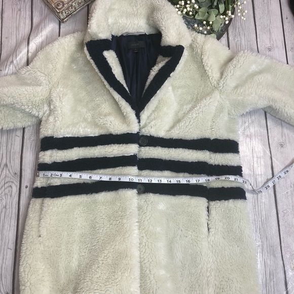 J Crew Faux Fur Teddy Coat - Picture 8 of 13